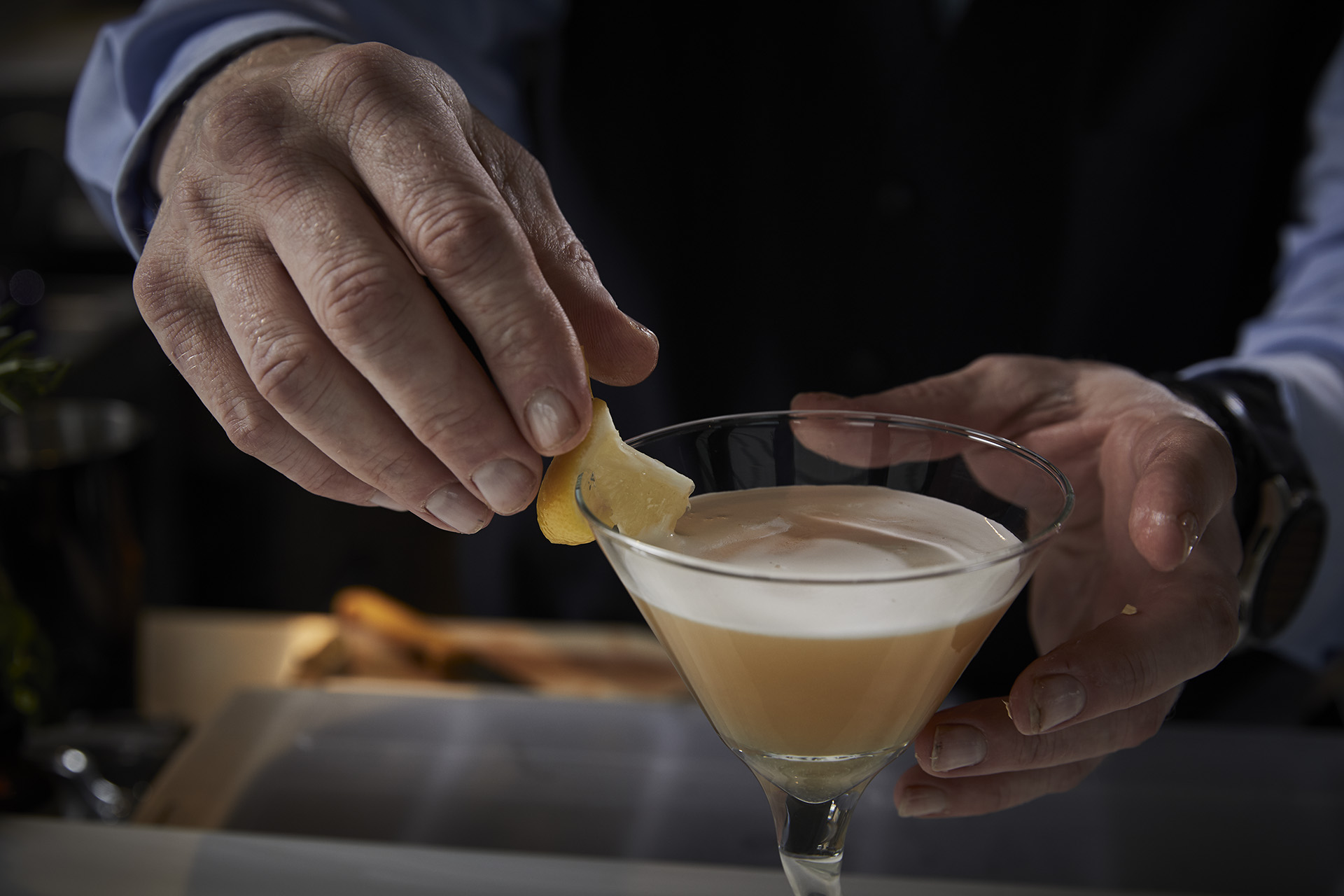 Skyline Club - Indianapolis - Bartender making drinks